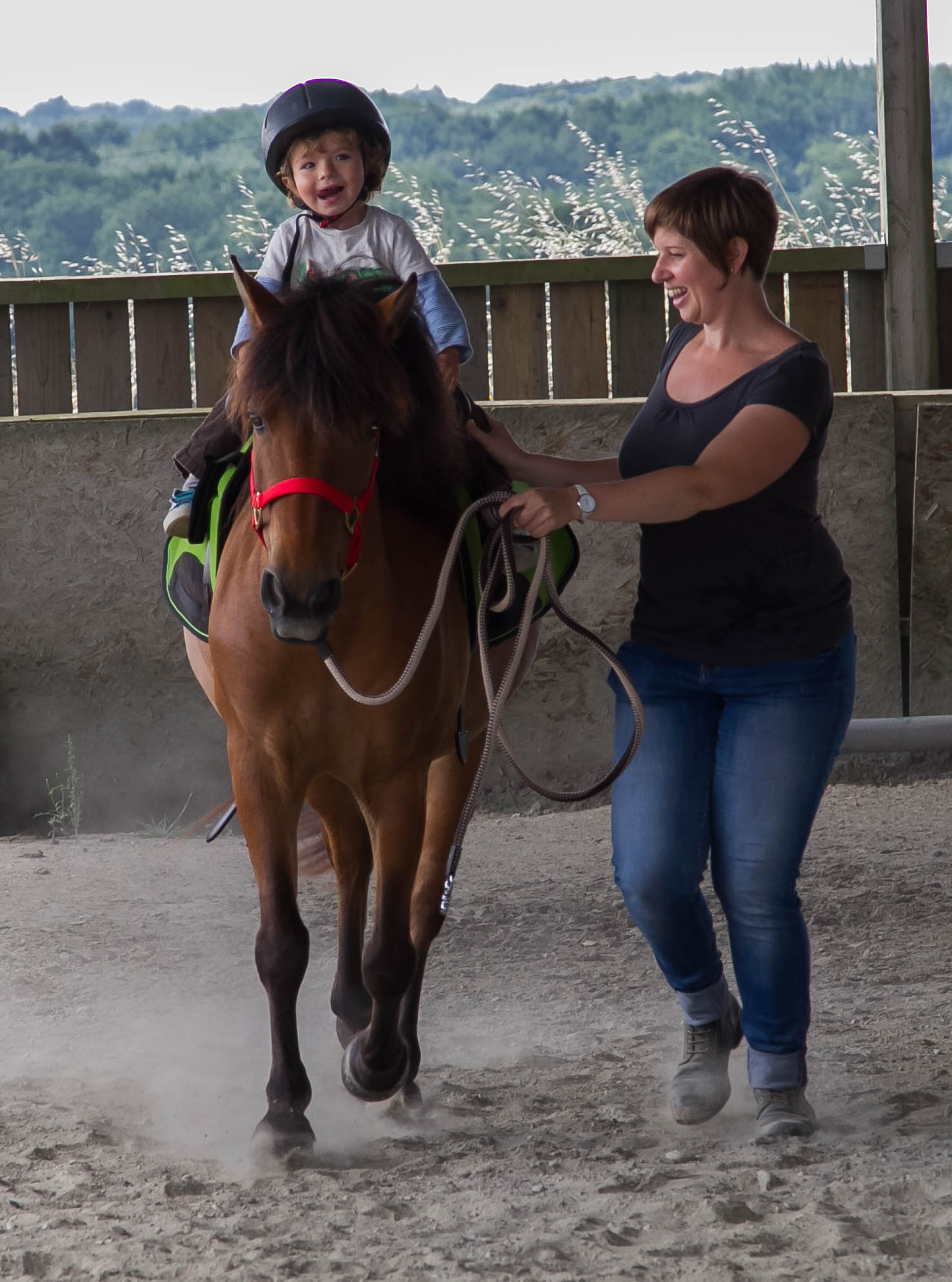 Tiphiane Delarue équithérapie patient